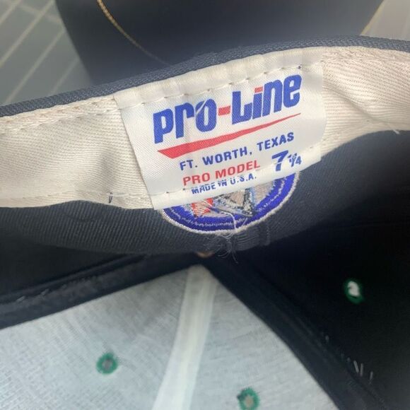 San Antonio Tejanos Fitted Baseball Hat Pro-Line Pro Model Size 7 1/4 Vintage - Picture 6 of 6